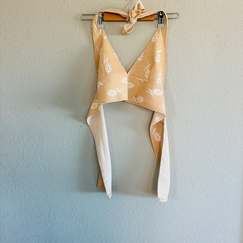 Chain Driven Apparel two piece Halter and high waist short set XS